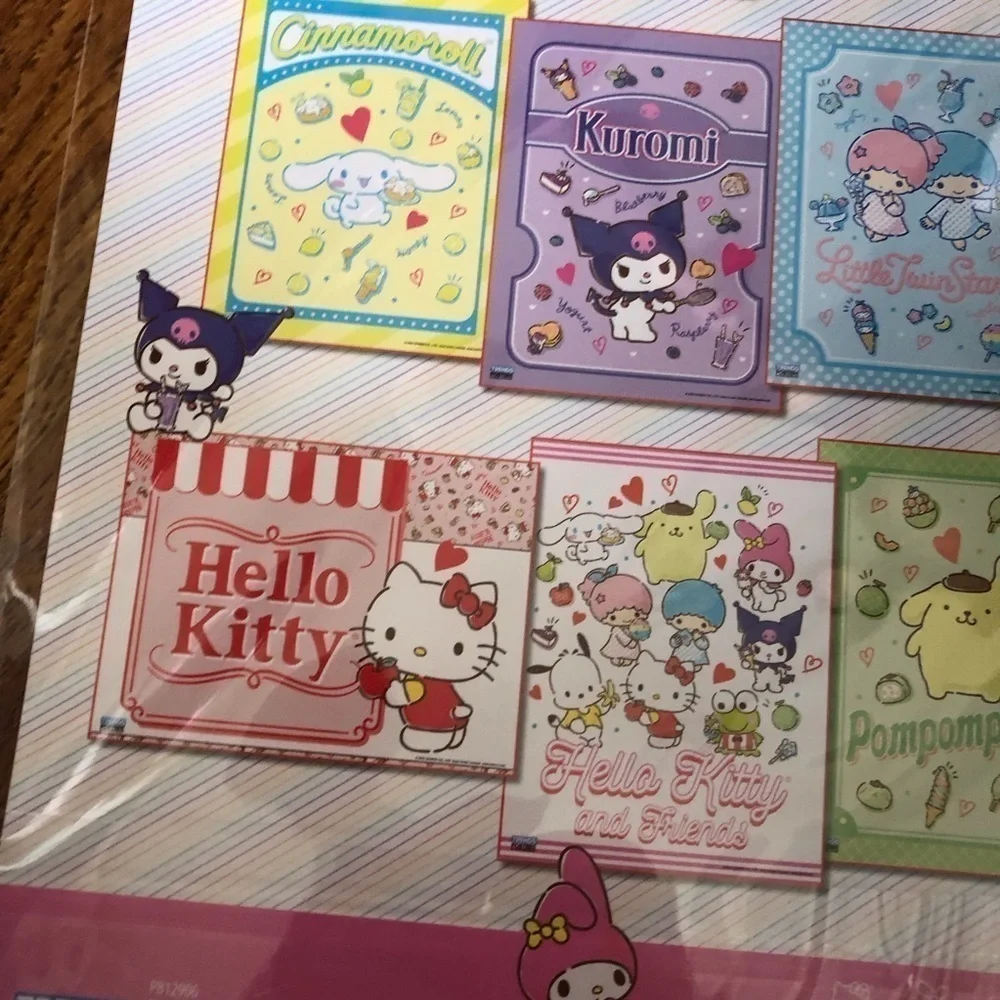 Hello Kitty and Friends 12 posters set Wall Art